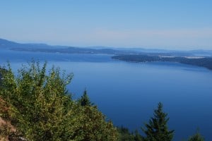 The drive up to Duncan for the meat market run crosses a low mountain pass that overlooks Brentwood Bay separating Saanich Peninsula from Vancouver Island.  Sidney is on the NE corner of the Saanich Peninsula.