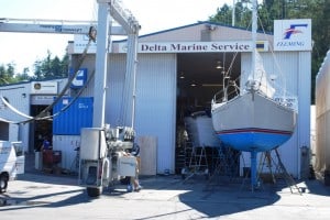 Delta Marine is a Fleming warranty station for Western Canada, so having our repair work done there when we're cruising in this area is preferred.  Our coolant repair was a Cummins engine problem, and they do warranty work also for Cummins.