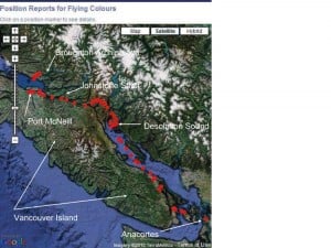 Here's our route to date since leaving Anacortes on July 16th.